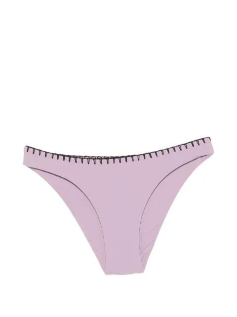 Nanushka Merve crochet-stitch bikini bottoms Purple NW26SSBB35041
