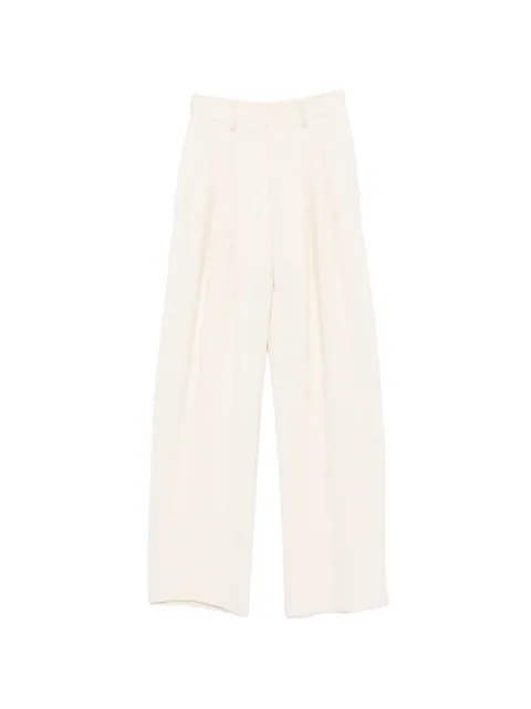 Nanushka Seka tapered-leg tailored trousers Neutrals NW26SSPA28971