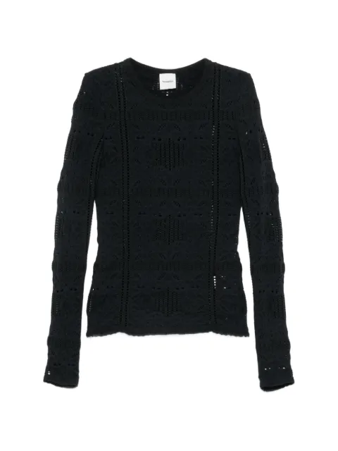 Nanushka Lymee long-sleeve top Black NW26SSTP39199