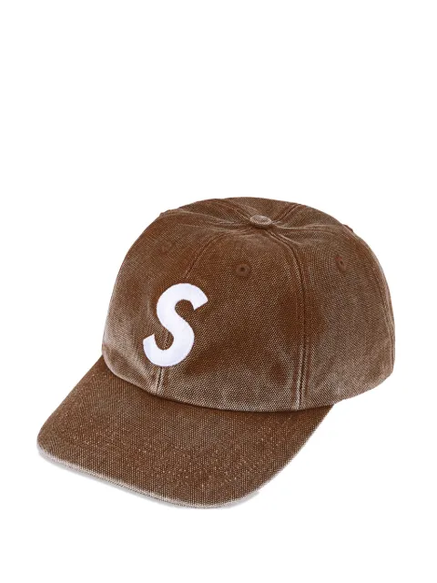 Supreme logo-detail baseball cap Brown SU27303