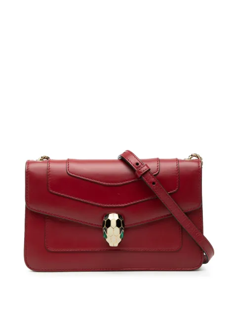 Bvlgari Pre-Owned 2015-2020 Leather Serpenti Forever crossbody bag Red OZRRY8JQLZMQKMP5