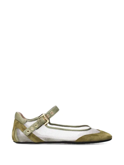Premiata buckle ballet flats Neutrals M7311A