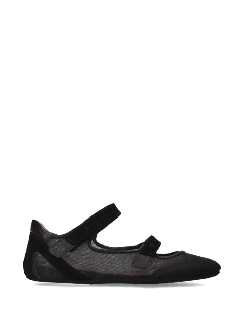 Premiata Mary Janes strap ballet flats White M7312MINECROSTAFRIDANEROSOLETTANERO