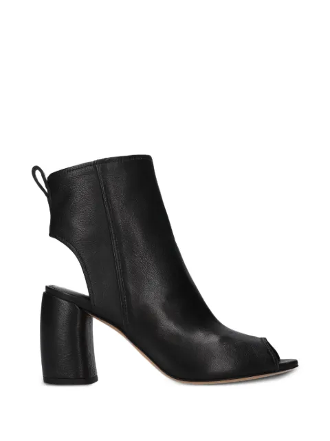 Premiata cut-out leather heeled sandals Black M7379A