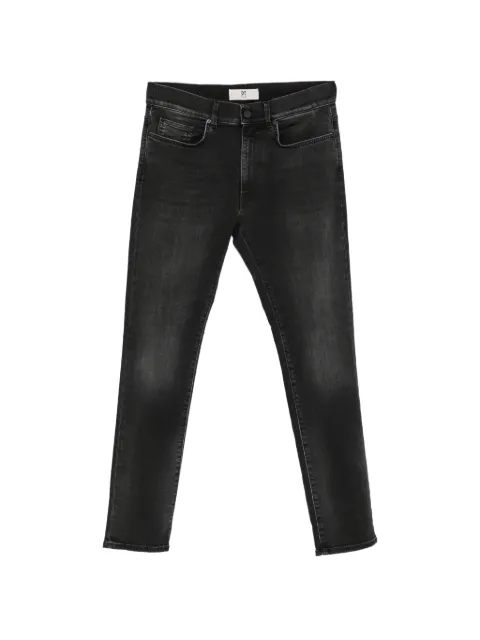 PT Torino logo-patch slim-fit jeans Black C5KPN5Z0OA5330