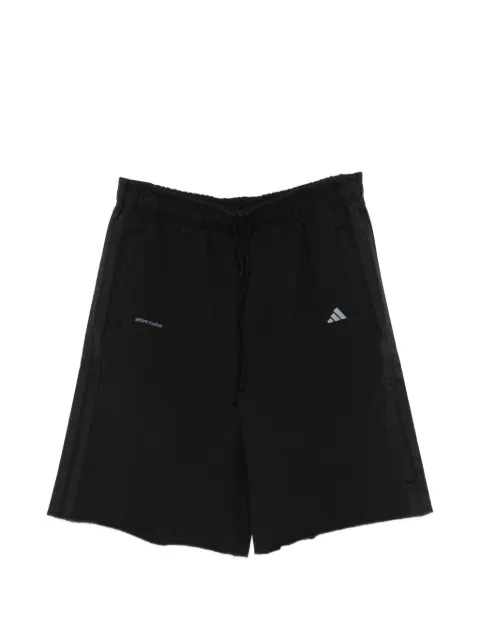 adidas x Entire Studios logo-print side-stripe shorts Black KG5172
