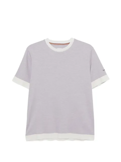 Paul Smith embroidered-logo T-shirt Purple M1R747YV03061