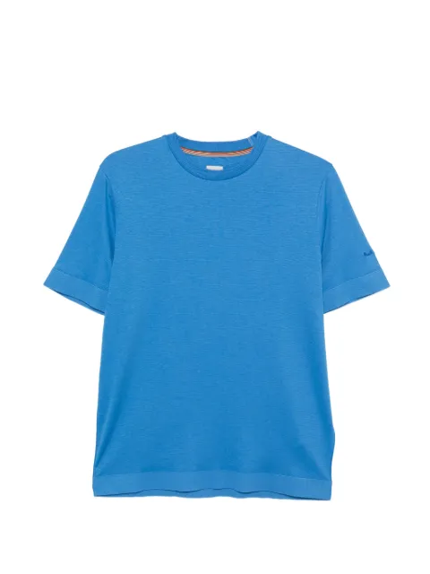 Paul Smith embroidered-logo T-shirt Blue M1R747YV03061