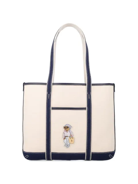 Polo Ralph Lauren small Polo Bear tote bag Neutrals 428P10931001