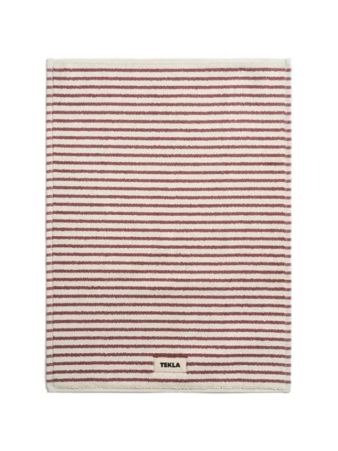 TEKLA Terry stripes bath mat Neutrals BMT276