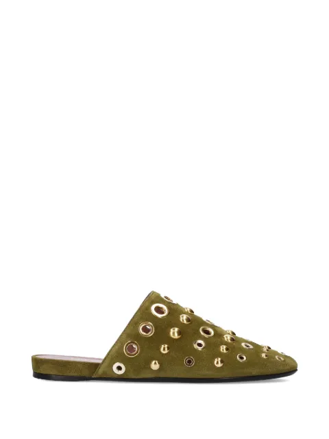 Premiata suede loafers Green M7329B