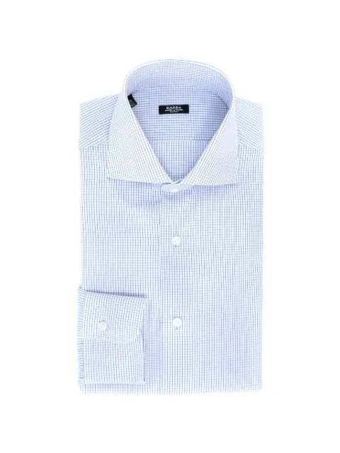 Barba checked shirt White I1U13P0154105U
