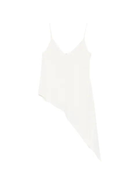 Covert asymmetric-hem V-neck top Neutrals EW5249EX169