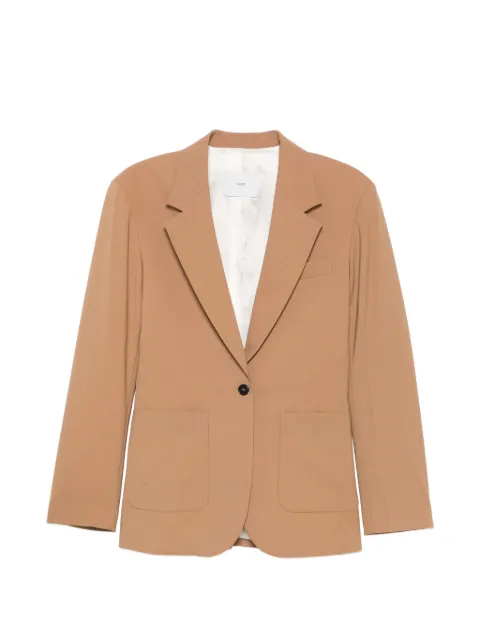 Covert single-breasted patch-pocket blazer Brown EW3100EW344