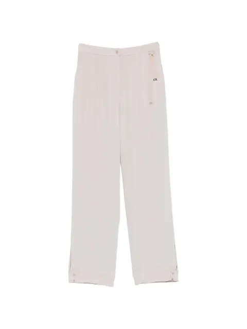 Herno grosgrain-detail slit-hem trousers Grey PT000235D12875S