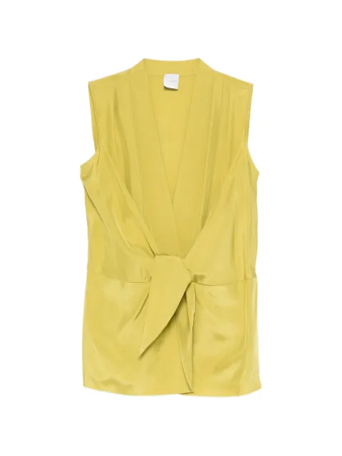 Paul Smith knot-detail sleeveless top Green W1R388MV11170