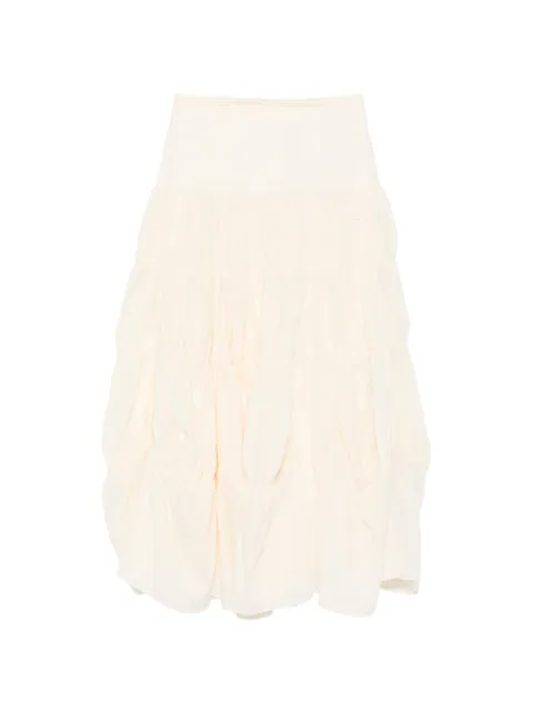 Ulla Johnson Davina drop-waist mid skirt Neutrals SP260310
