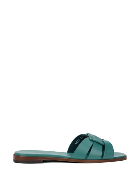 Doucal's interwoven leather sandals Green DD8696DEGNUF073