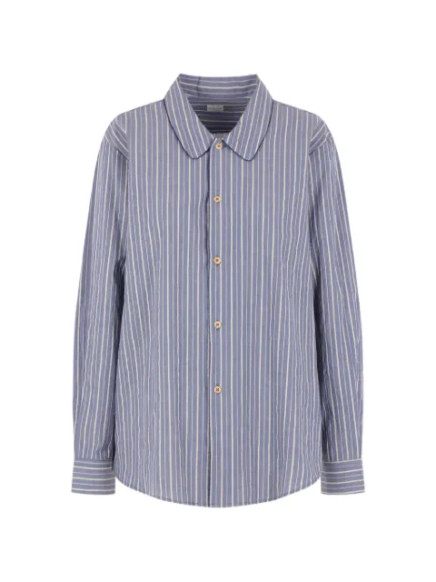 Kuro striped piping shirt Blue 964253BLUE