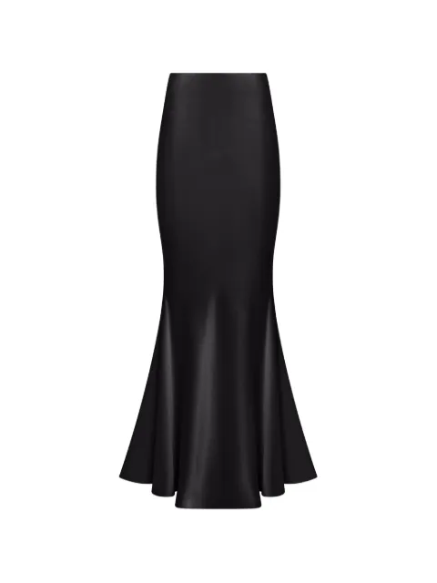 ALEXIA & ANTONIA bias-cut maxi skirt Black 21002411101