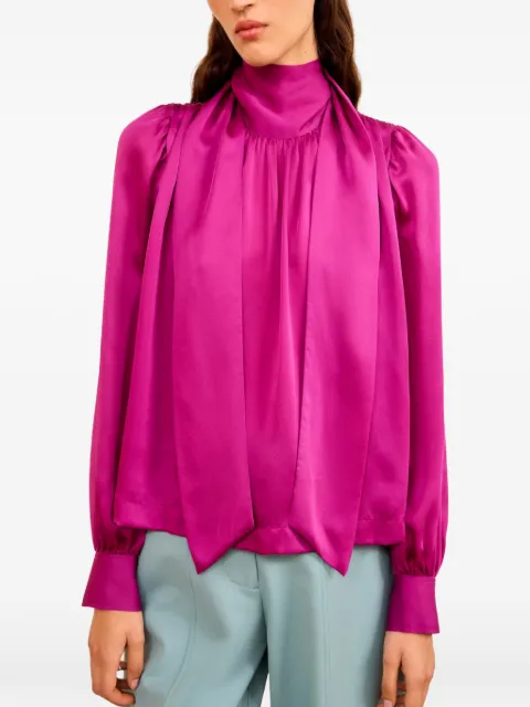 Ulla Johnson tie-neck blouse Pink PS260219