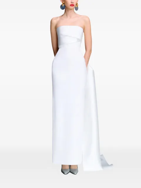 Solace London The Kinsley strapless dress White OS47047