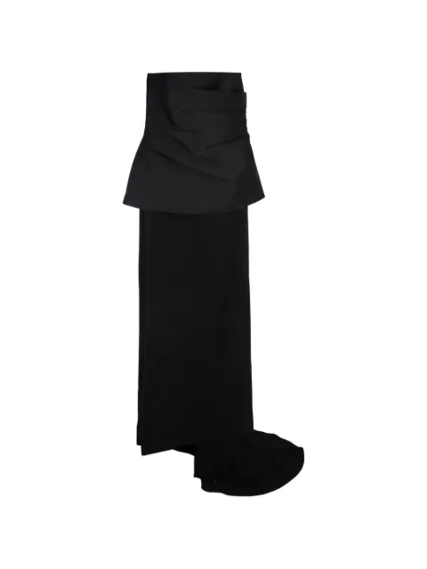 Solace London The Alia strapless dress Black OS47031