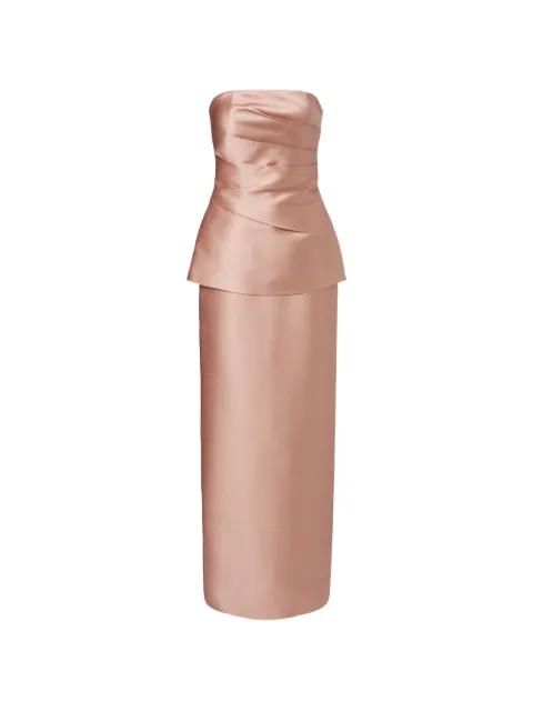 Solace London The Lucille strapless dress Pink OS47034