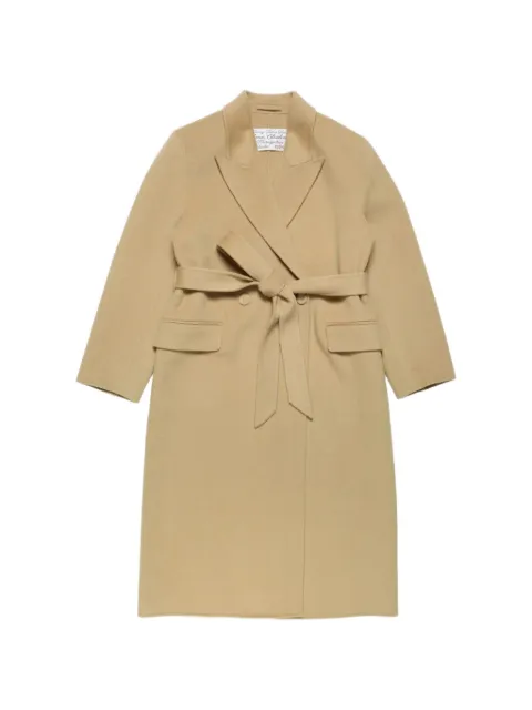 Acne Studios double-breasted belted coat Neutrals FNWNOUTW001128A90690