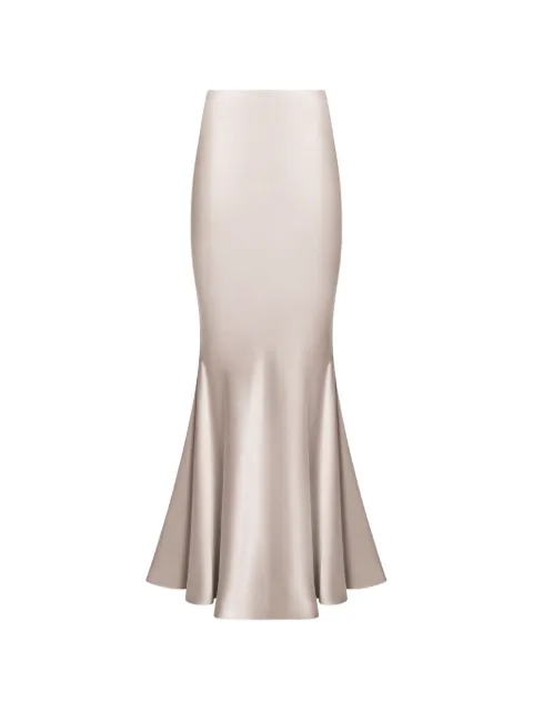 ALEXIA & ANTONIA bias-cut maxi skirt Neutrals 21002411101