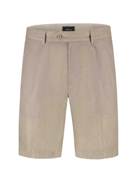 Brioni pleated chino shorts Neutrals RPZ40LP61149