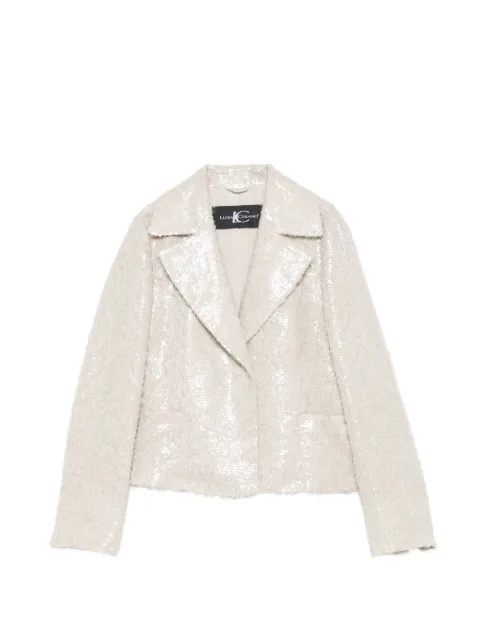 Luisa Cerano sequin-embellished jacket Grey 4380853825