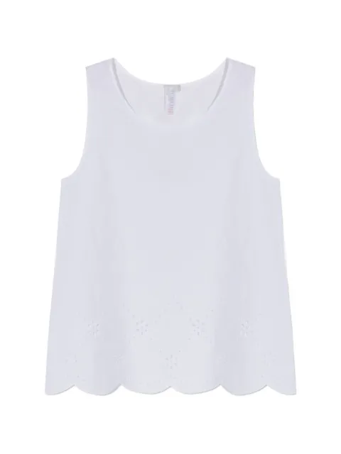 Hanro broderie-anglaise tank top White 074730