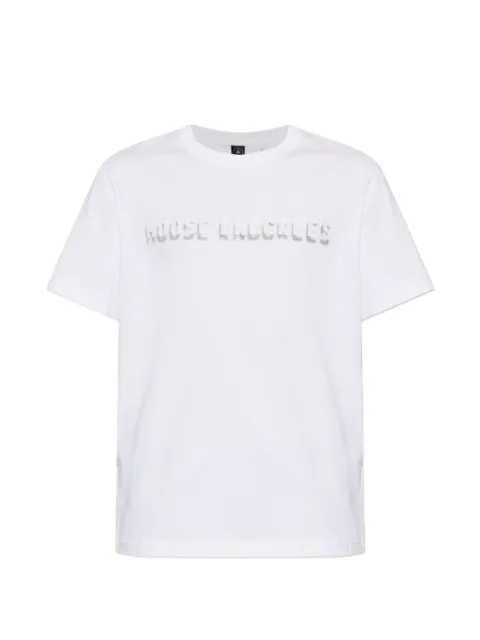 Moose Knuckles flocked-logo T-shirt White M16MT707