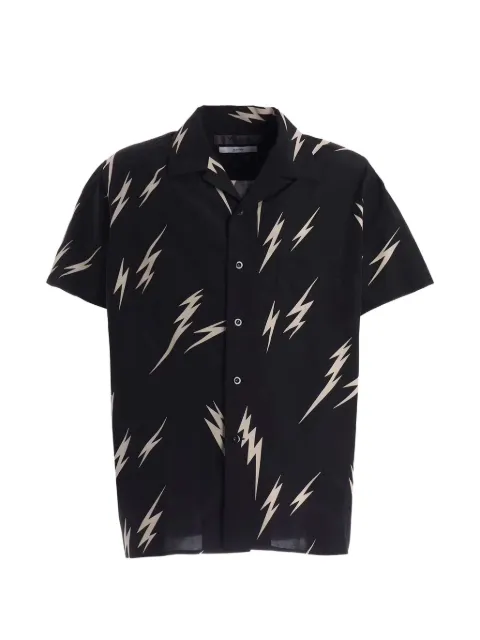 Y'S FOR MEN x MASSES lightning bolt shirt Black MKB922371