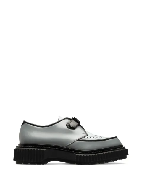 Adieu Paris buckle wingtip leather loafers Grey TYPE198