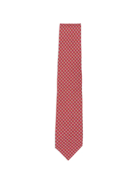 Barba floral-pattern tie Red 53514