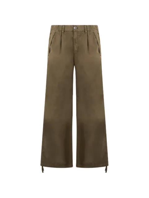 Herno drawstring-hem trousers Green PT000171U13211T