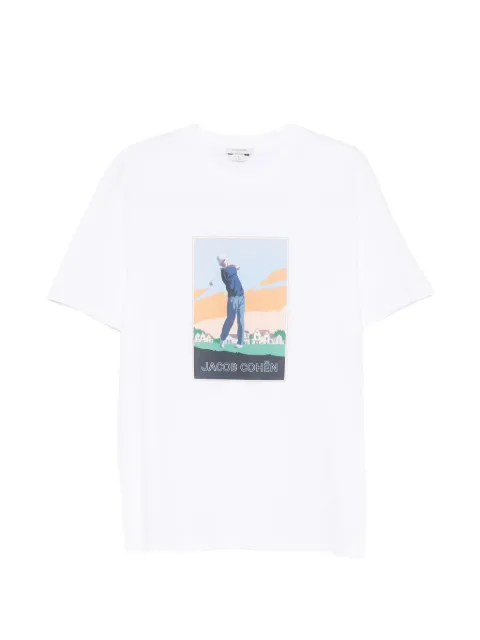 Jacob Cohën graphic-print T-shirt White JUE40002001M4530