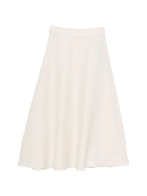 Luisa Cerano floral-appliqué mesh midi skirt Neutrals 5383353824