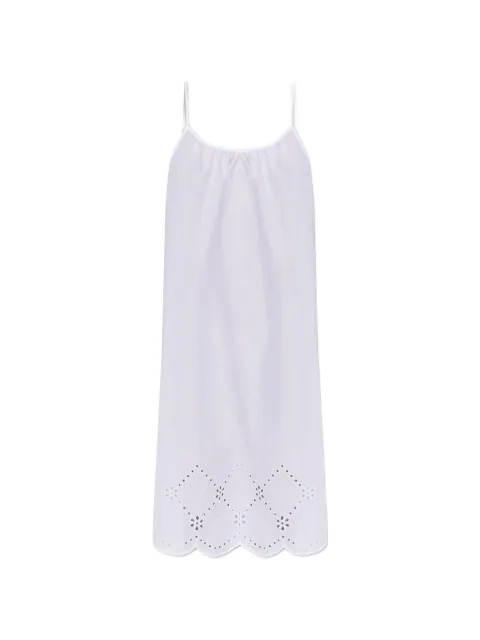 Hanro broderie anglaise scalloped dress White 074729