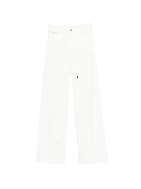 LIU JO drawstring-fastening jeans White WA6274T1816