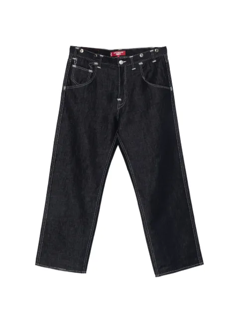 Junya Watanabe MAN x Levi's contrast-stitch wide-leg jeans Blue WQP210