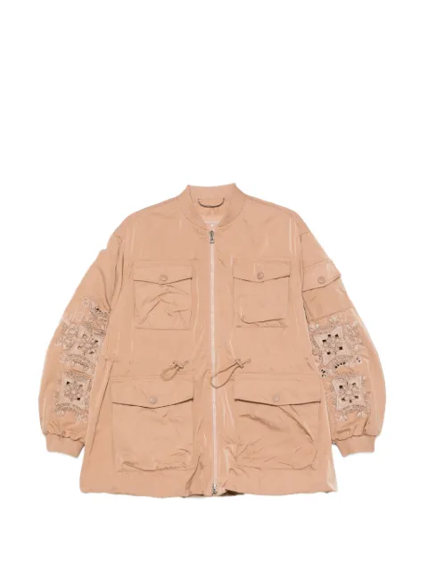 Ermanno Scervino oversized coat Brown D480D705RUUJ