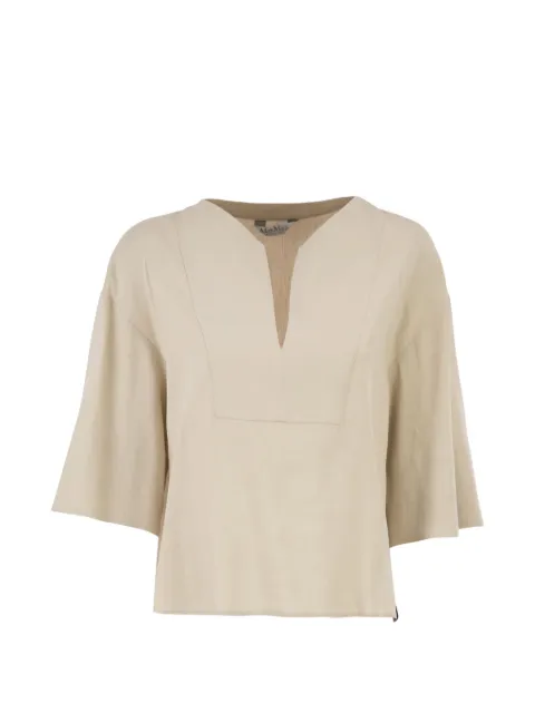 Max Mara neck top Neutrals 2611191019600