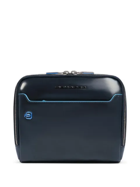 PIQUADRO leather crossbody bag Blue CA6899B2