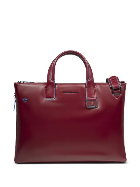 PIQUADRO leather laptop bag Red CA4021B2