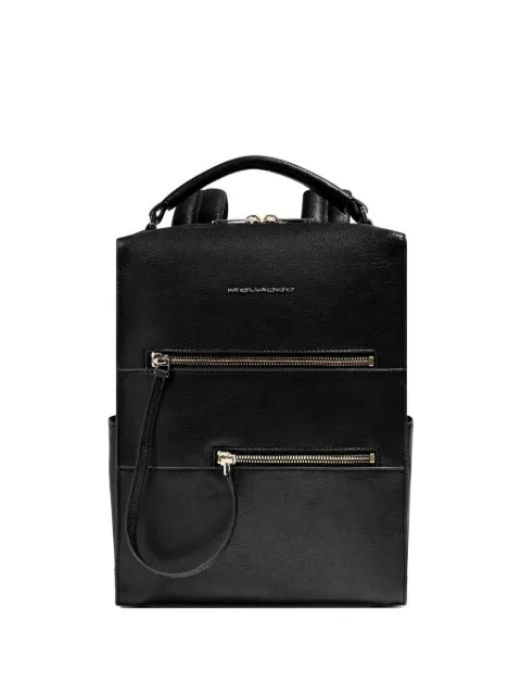 PIQUADRO ipad leather backpack Black CA6771W140
