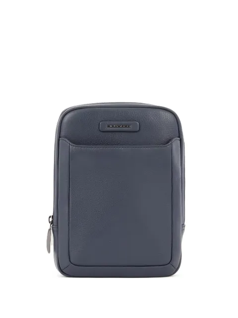 PIQUADRO mini leather crossbody bag Blue CA3084MOS