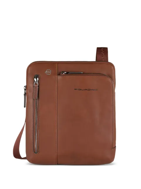 PIQUADRO zip pocket crossbody bag Brown CA1816B3